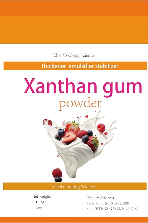 Xanthan Gum - 4 oz - 100% Natural Xanthan Gum Powder - Keto Friendly and Gluten Free - No Carbs for