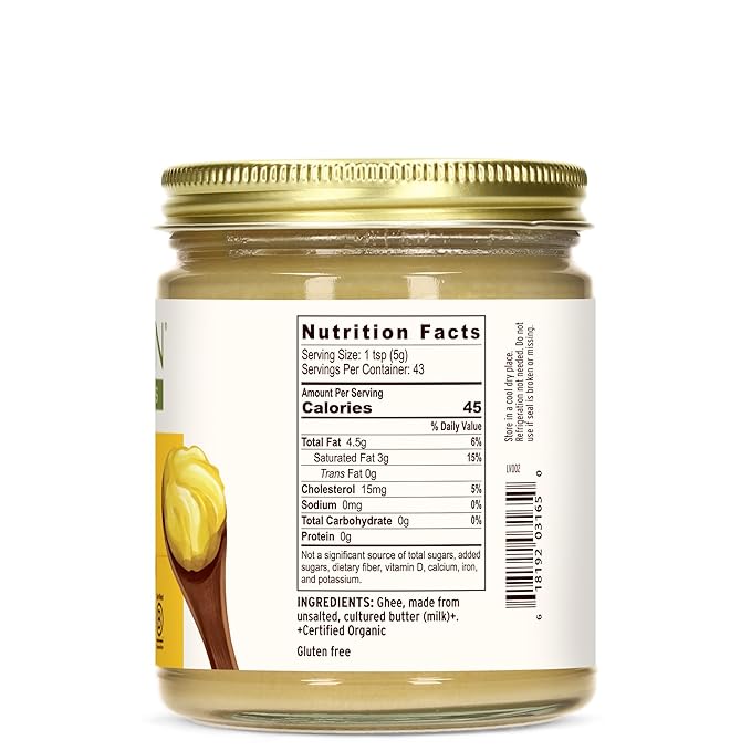 Banyan Botanicals Grass-Fed Ghee ??Original Cultured Organic Ghee (Clarified Butter) ??Tasty Oil &