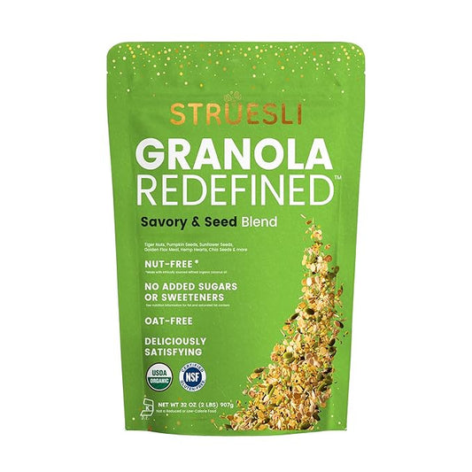 Struesli - Organic Savory + Seed Granola Redefined | No Added Sweeteners, No Grains | Keto & Paleo