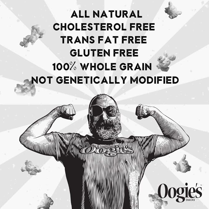 Oogie's Gourmet Popcorn| 16 Pack | Variety Flavor Pack | Gluten Free Popcorn Snacks | 1oz
