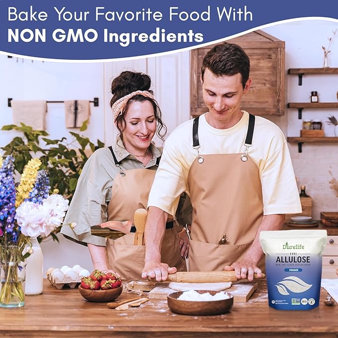 Durelife Allulose sweetener, 10 lb 100% Pure No Erythritol powdered Sugar Substitute, NON-GMO