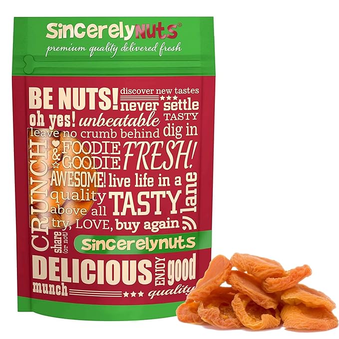 Sincerely Nuts - Dried Jumbo California Apricots | Five Lb. Bag | Dehydrated | Sweet Gourmet