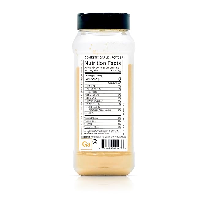 Spiceology ??Domestic Garlic Powder ??Fine Ground Garlic for Seasoning, Spice Blends & Everyday