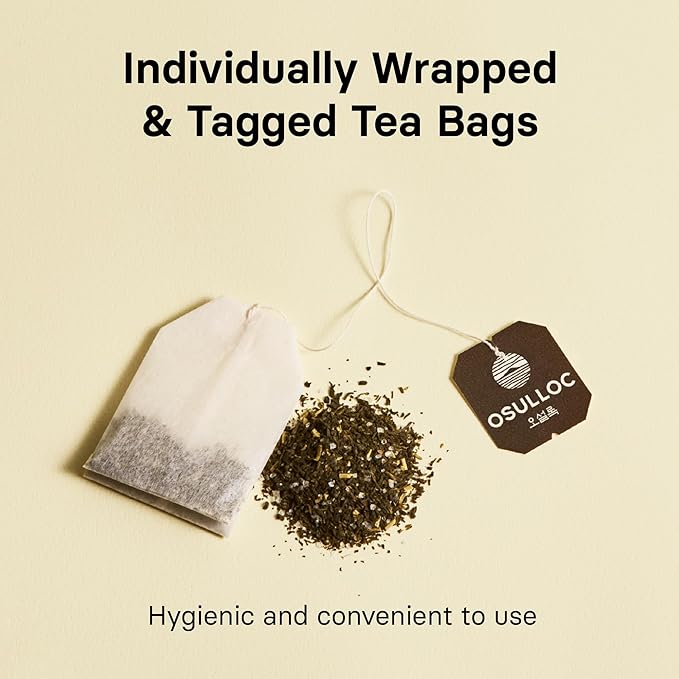 OSULLOC Canola & Apricot Tea (Aromatic Canola flower & Apricot), Premium Blended Tea from Jeju, Tea