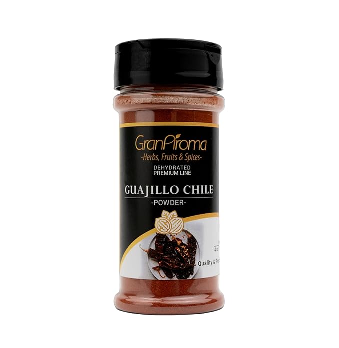 GranAroma Guajillo Chile Powder, Mexican Cuisine, Soups & Sauces (4 Ounce)