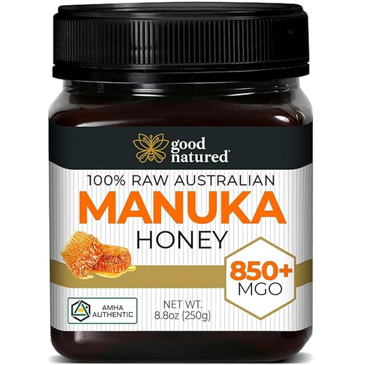 Good Natured Manuka Honey (MGO 850+) - High Grade Raw Manuka Honey Medical Grade, Non-GMO