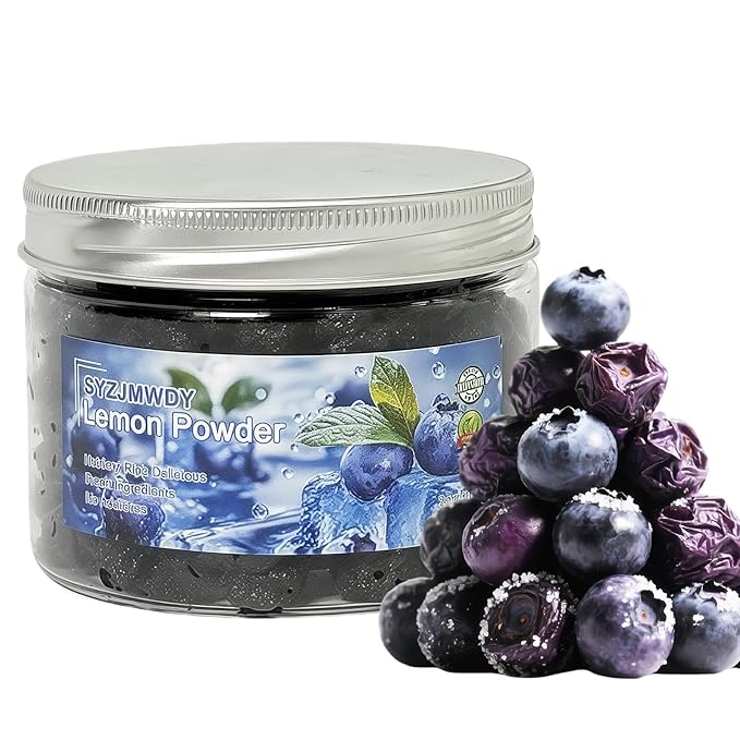 Premium Freeze-Dried Whole Blueberries 7oz (200g) - 100%, No Sugar Added | for Baking, Smoothies &