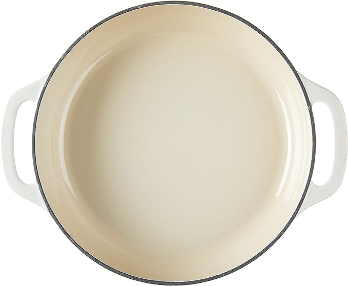 Lodge 3.6 Quart Enameled Cast Iron Oval Casserole With Lid??Dual Handles ??Oven Safe up to 500ì§?F