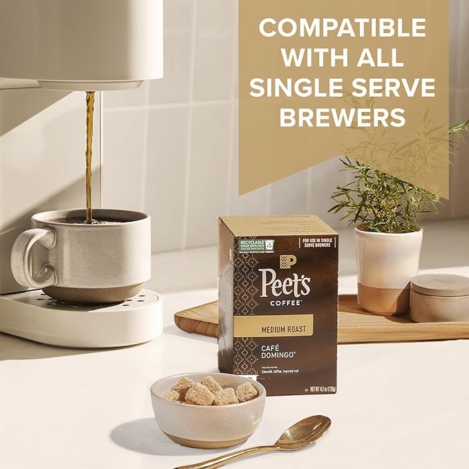 Peet's Coffee, Medium Roast Single Serve Coffee Pods - Big Bang 48 Count (1 Box of 48 Pods)