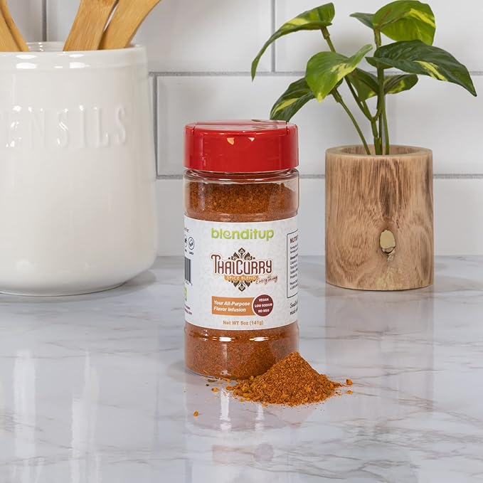 Thai Curry Spice Blend | Gourmet Spices with Sea Salt | Healthy to Add to Any Dish | Low Sodium, No