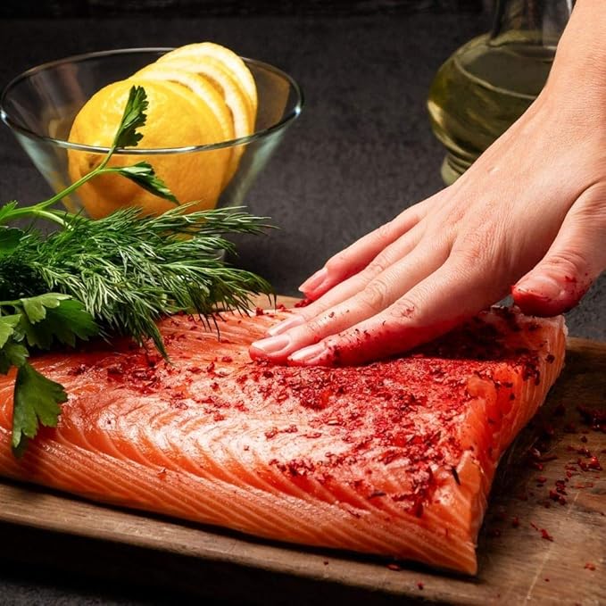 2-King Red Salmon Rub-Classic Potlatch Seasoning Dry Spice Blend-Fish Seafood-All Natural, Gluten