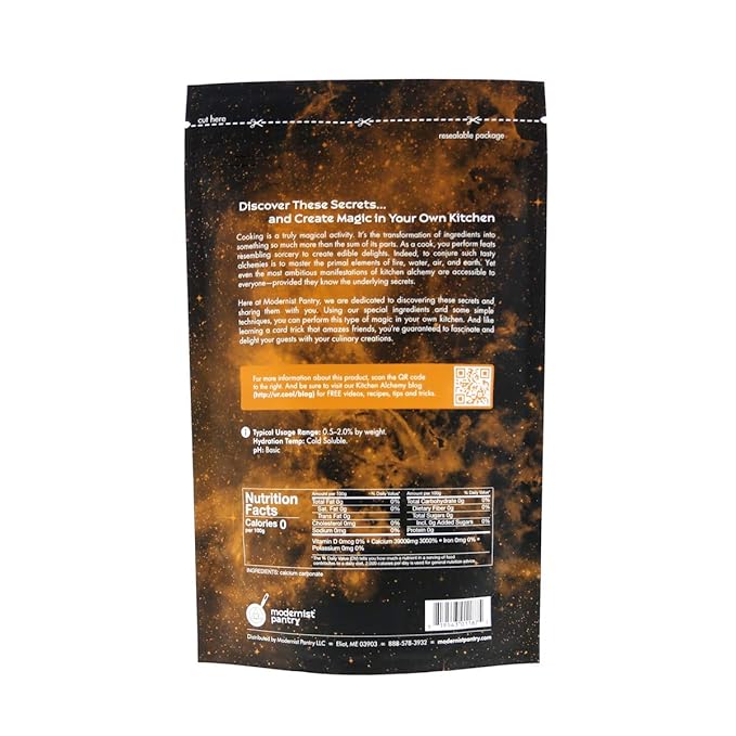 Pure Calcium Carbonate ⊘ Non-GMO Gluten-Free Vegan OU Kosher Certified - 400g/14oz