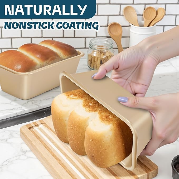 Baking Pans Set, Nonstick Stackable Bakeware Sets, Oven Pans for Cooking, AIVIKI 6 Pieces Baking