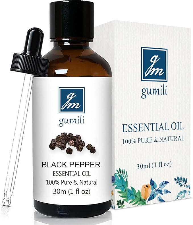 Black Pepper Essential Oil 1 Oz ??100% Pure Natural Black Pepper Oil for Diffuser, Massage, DIY
