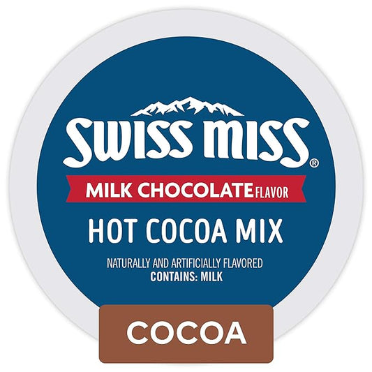 Swiss Miss Milk Chocolate Hot Cocoa, Keurig Single-Serve Hot Chocolate K-Cup Pods, 96 Count