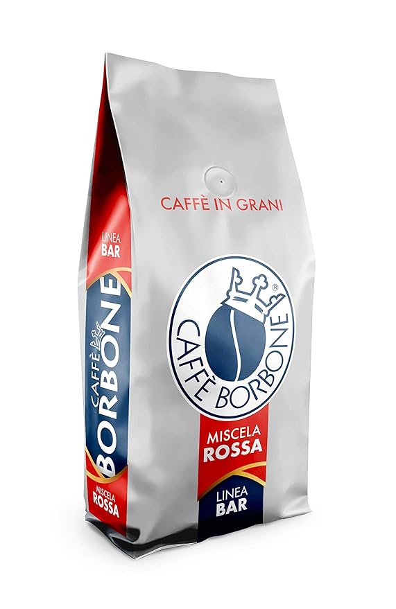 Caffe Borbone Whole Bean Coffee, Dark Roast, Red Blend, Authentic Italian Coffee, 2.2 lb Bag (Pack