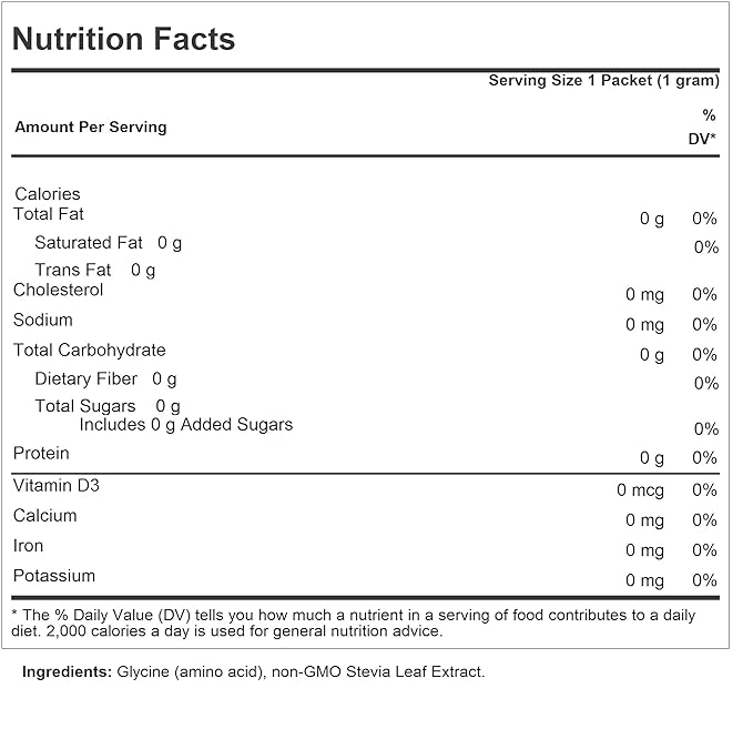 ANDREW LESSMAN Sucress Stevia Sweetener 500 Packets - Natural Non-Caloric Stevia Leaf Sweetener