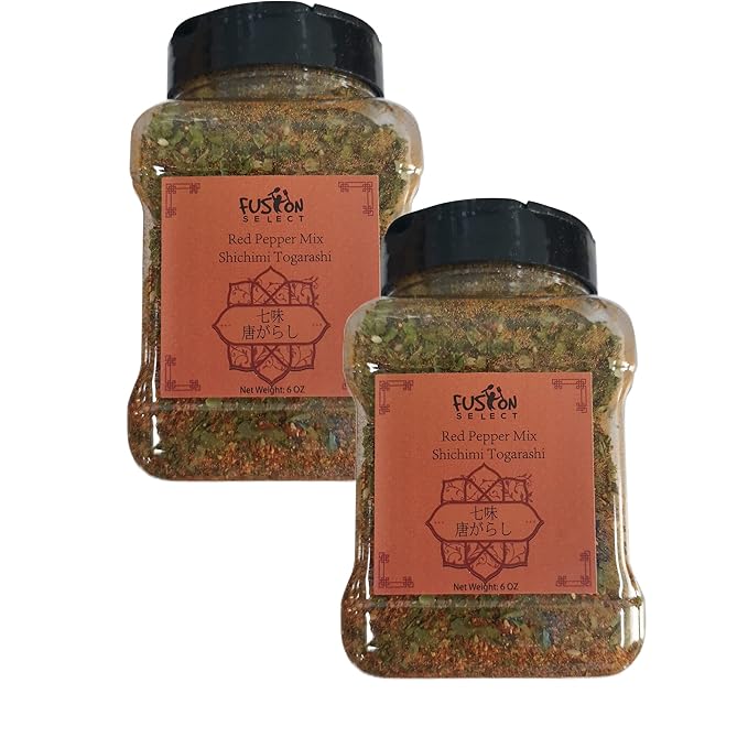 Fusion Select 12 Oz Shichimi Togarashi Seasoning - Japanese 7 Spice Japanese Seasoning Japanese