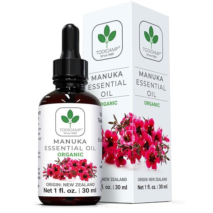 100% Pure Manuka Oil from New Zealand | Therapeutic-Grade Essential Oil for Wound Care, Skin
