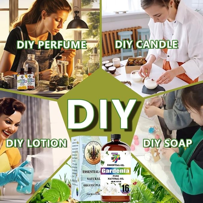 Gardenia Essential Oil (16 oz / 480 ml) ??Gardenia Oils for diffusers, humidifiers, Home Baths