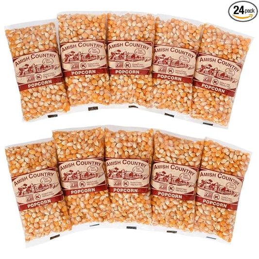 Amish Country Popcorn | 10-4 oz Bags - Mushroom Popcorn Kernels | Old Fashioned, Non-GMO and Gluten