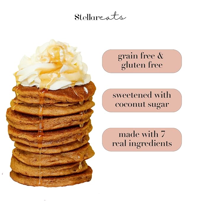 Stellar Eats Grain-Free Pancake & Waffle Mix | Gluten-Free, Dairy-Free, Plant-Based, Paleo-Friendly