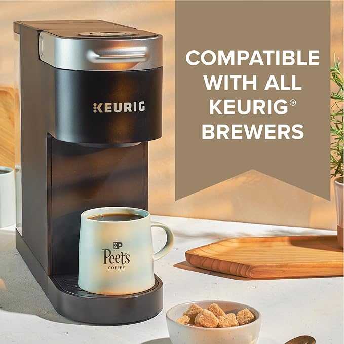 Peet's Coffee, Medium Roast Keurig K-Cup Pods - Off The Grid, 60 Count (6 Boxes of 10 K-Cup Pods)