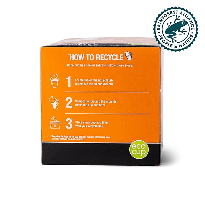 Wawa Mild Roast Single Cup Decaf Coffee Pods, 72 Pods, 6 Boxes, Regular Smooth & Balanced Classic