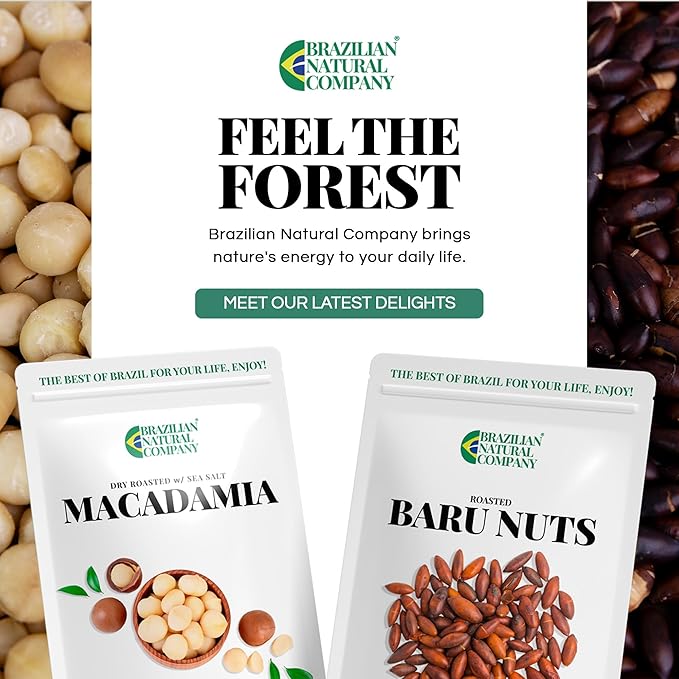 Macadamia Nuts Kit 48 oz, Stand Up Pouch – Rich in Omega 3, Vitamins and Minerals – Natural Source