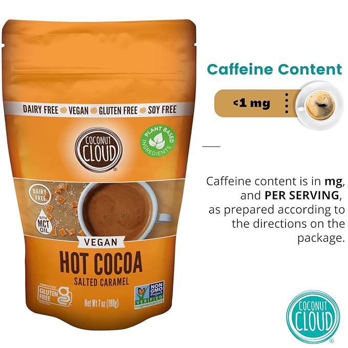 Coconut Cloud Vegan Hot Cocoa, Salted Caramel, 7 oz (198 g)