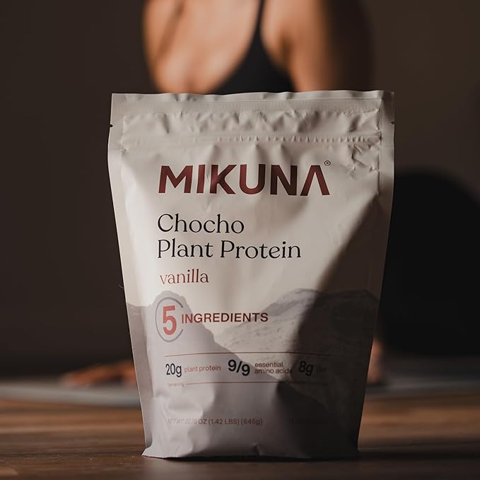 Mikuna Vegan Protein Powder (Vanilla, 15 Servings) - Plant Based Chocho Superfood Protein - Dairy