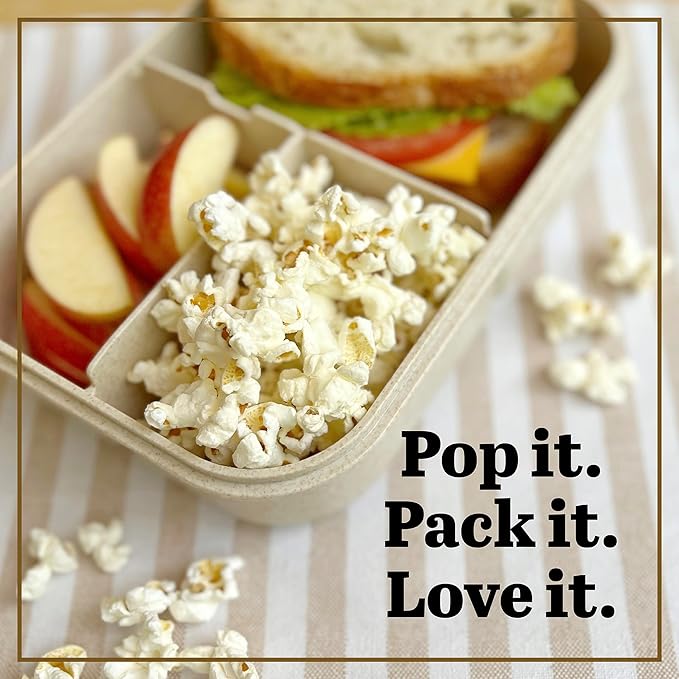 Organic White Popcorn Kernels 6 lb Bag, Non-GMO & Gluten Free, Sodium-Free, Pesticide-Free