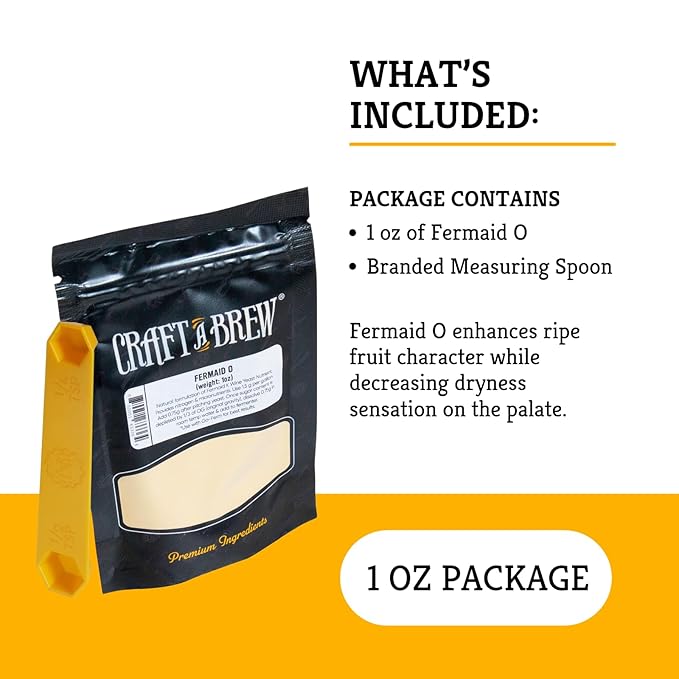 Craft A Brew - Fermaid O - Wine Yeast Nutrient - More Natural Nitrogen Source - At Home Winemaking