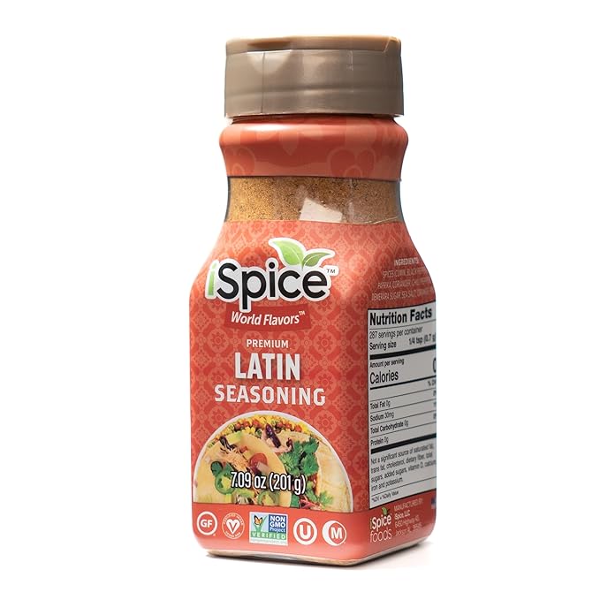 iSpice - LATIN SEASONING World Flavor Super Spice Blend | All Natural | Ready to use as is | No