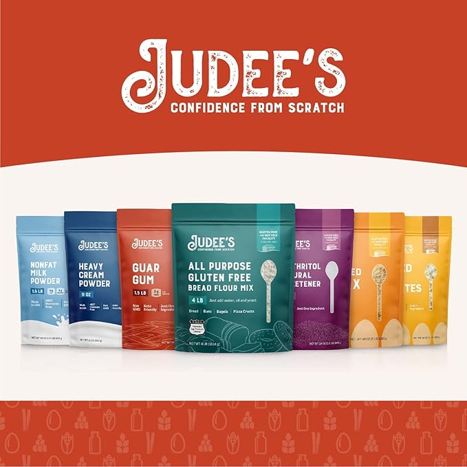 Judee’s Unmodified Potato Starch 2.5 lb - Just One Ingredient - Great for Breading, Thickening