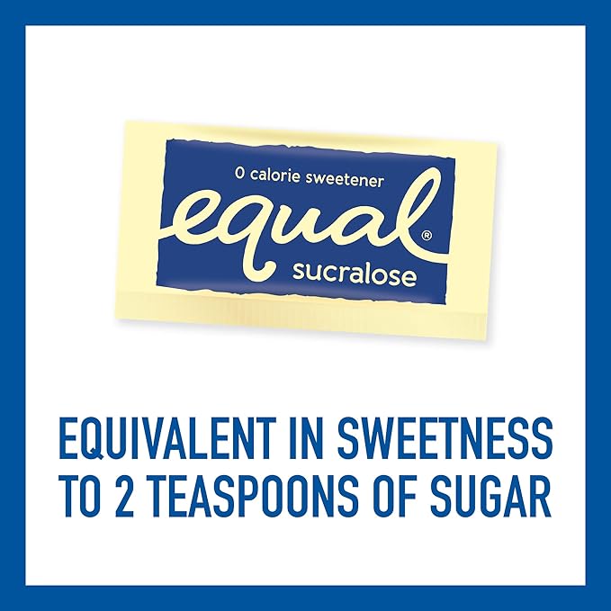 EQUAL Yellow 0 Calorie Sweetener, Sucralose Sugar Substitute, Zero Calorie Sugar Alternative