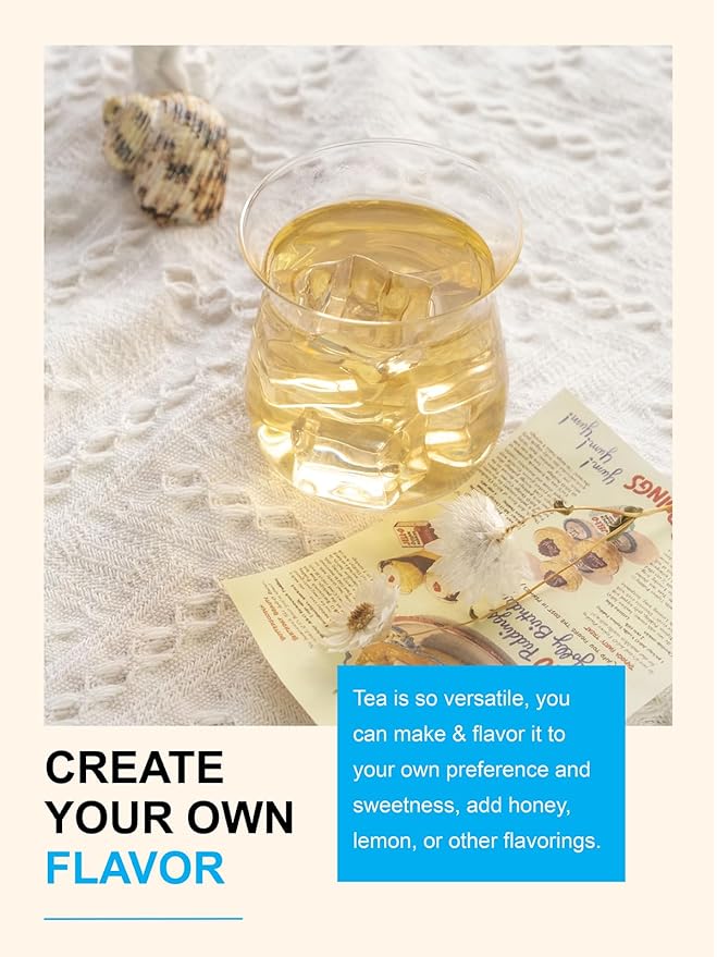TeeLux Mint Jasmine Tea, 3g/bag, Mint with Jasmine, Lily, Osmanthus, Chrysanthemum, Fresh &
