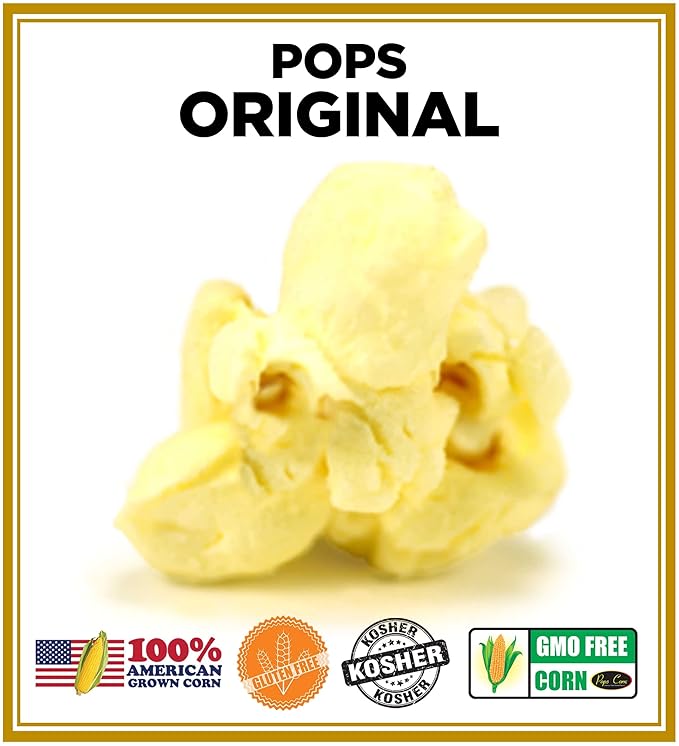 POPCORN! Gourmet Popcorn XL BULK/WHOLESALE-300 Cups-90oz-5.6LBS of MOVIE THEATER STYLE! Butter