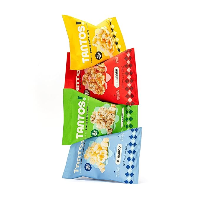 Tantos! Puffed Pasta Chips ??Healthy Pasta Snack by Top Chef Joe Sasto ??Plant-Based, Low Calorie