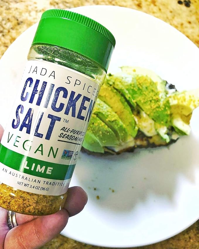 JADA Spices Chicken Salt Spice and Seasoning - Reduced Sodium, Lime - Vegan, Keto & Paleo Friendly