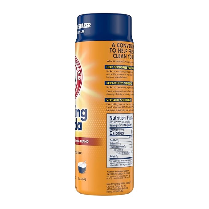 Arm & Hammer Pure Baking Soda Shaker - 12 Oz - (Pack of 6)