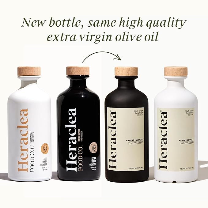 Heraclea - Mature Harvest - Extra Virgin Olive Oil - Organic Olive Oil - Cold Pressed EVOO