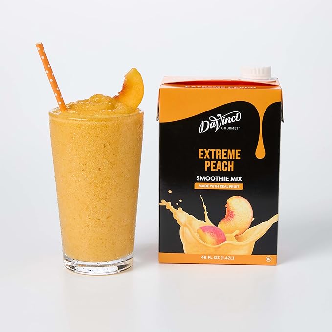 DaVinci Gourmet Extreme Peach Smoothie, 48 Fluid Ounces (Pack of 1)