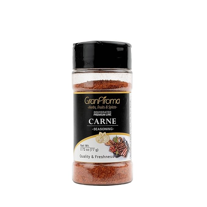 GranAroma Carne Seasoning, Authentic Spice Blend, Delicious Taste, Dry Rubs & Meat Dishes (2.72