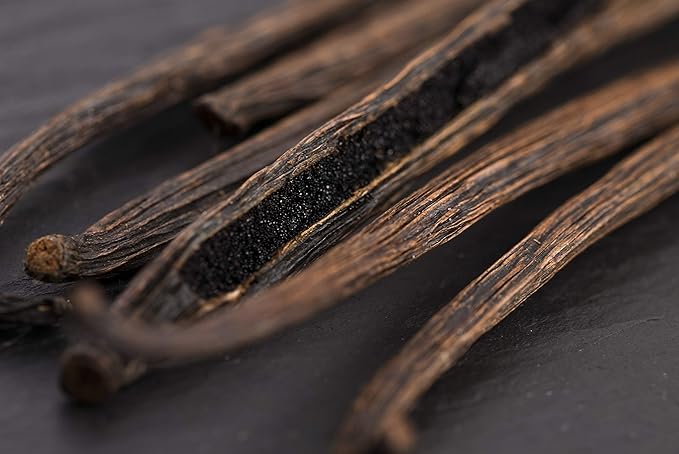 1/2 LB Organic Madagascar Vanilla Beans - Whole Extract Grade B Pods for Baking, Homemade Extract