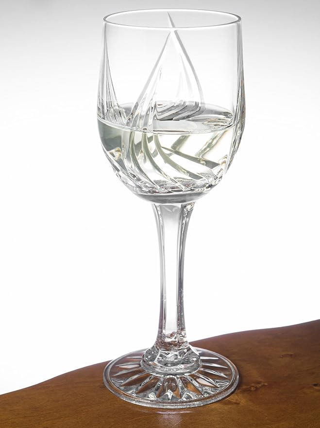 Barski Wine - Glass - Cordial - Sherry - Set of 6 - Glasses - Crystal - Hand Cut - Stemmed - 4.5