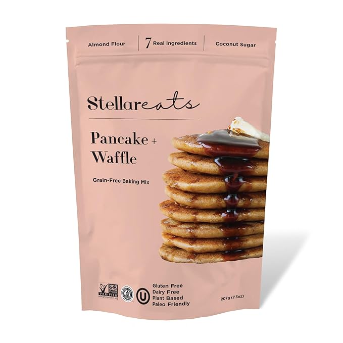 Stellar Eats Grain-Free Pancake & Waffle Mix | Gluten-Free, Dairy-Free, Plant-Based, Paleo-Friendly
