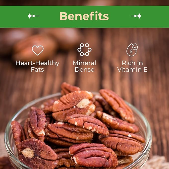 Sincerely Nuts - Raw Pecans (No Shell) | Two Lb. Bag | Shelled Whole Pecan | Delicious Healthy