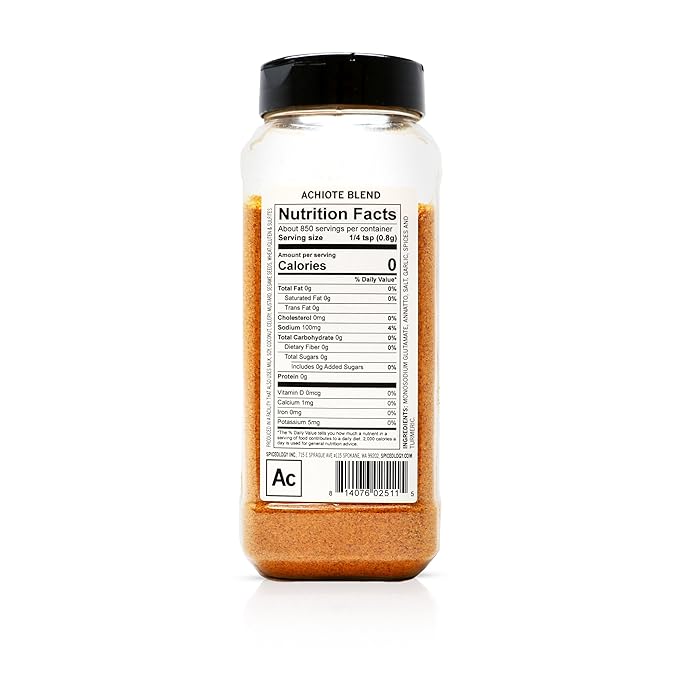 Spiceology – Achiote Seasoning – Bold, Earthy & Vibrant Annatto Spice Blend – Perfect for Latin