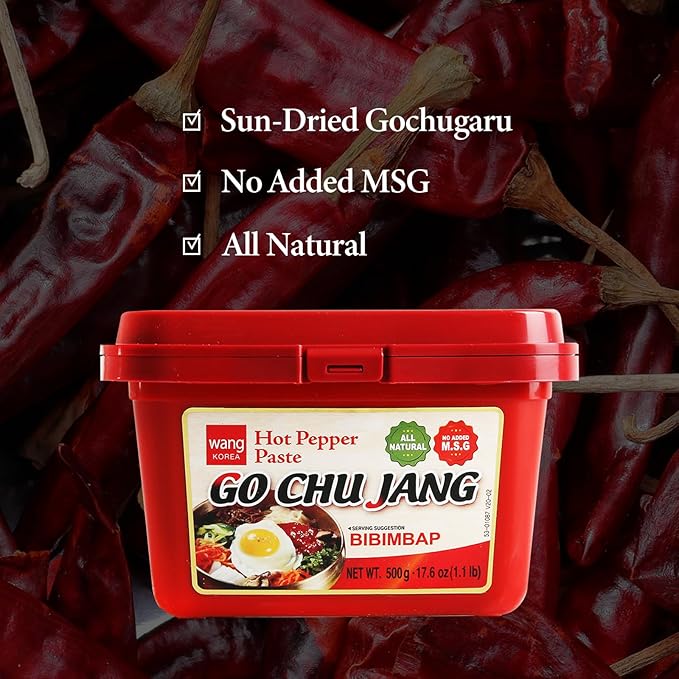 Wang Gochujang - Traditional Korean Red Chili Pepper Paste, Made with All Natural Ingredients